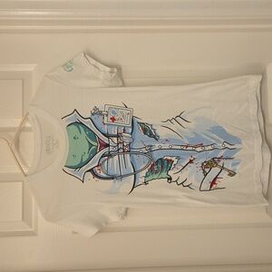 Busch Gardens Howl-O-Scream Zombie Nurse T-shirt Size XL